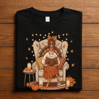 Turkey Reading Book Librarian Thanksgiving Teacher Shirt For Women, Literary Thankful Teacher Thanksgiving Librarian, Teacher Sweatshirt
