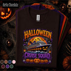Halloween Cruise Squad Shirt, Spooky Cruise Vacation Tee, Pumpkin Ship Halloween Shirt, Matching Family Group Cruise Trip Gift Tee