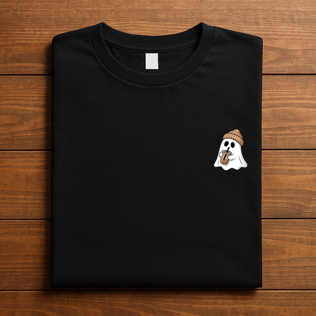 Cute Ghost Boba Shirt, Kawaii Halloween Ghost Tee