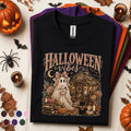 Halloween Vibes Ghost Shirt, Cozy Spooky Season Tee