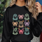 Cute Kawaii Ghost Shirt, Coquette Aesthetic Halloween Tee, Girly Ghost Shirt, Spooky Season Tee, Halloween Ghost Sweatshirt, Halloween Gift