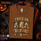 Veterinary Halloween Shirt, Trick or Treatment Vet Tech Tee, Spooky Veterinarian Gift, Cute Ghost Animal Clinic Fall Veterinary T-Shirt
