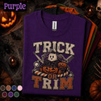 Trick or Trim Halloween Hairdresser Shirt, Funny Ghost Hairstylist Tee, Spooky Salon Gift, Pumpkin Barber Shirt, Fall Stylist Tee