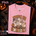 Trick or Swaddle Halloween Shirt, NICU Nurse Halloween Tee, Cute Newborn Nurse Gift, Labor Delivery Nurse Shirt, Spooky Baby Nursing Tee