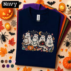 Cute Ghost Nurse Halloween Shirt, Spooky Nursing Tee, Medical Pumpkin Shirt, Healthcare Worker Halloween Gift, Nurse Squad Costume Tee