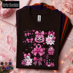 Breast Cancer Awareness Shirt, Pink Halloween Shirt, Pink Ribbon Ghost Tee, Spooky Season Pink Out Shirt, October Awareness Gift Women