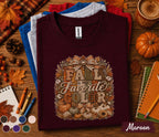 Fall Is My Favorite Color Shirt Cozy Autumn Pumpkin Tee Thanksgiving Harvest Shirt Cute Fall Gift Pumpkin Lover Seasonal Apparel