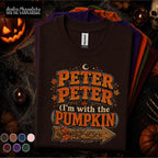 Peter Peter Pumpkin Eater Halloween Shirt, Funny Fall Tee, Vintage Pumpkin Saying, Spooky Season Shirt, Autumn Party Gift Tee