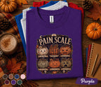 Pain Scale Pumpkin Shirt, Funny Nurse Halloween Shirt, Medical Pumpkin Tee, ER Nurse Fall Shirt, Healthcare Worker Gift, RN CNA Nursing