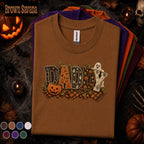 Daddy Halloween Shirt, Spooky Dad Pumpkin Tee, Cute Ghost Father Shirt, Vintage Halloween Dad Gift, Fall Jack O Lantern Family Top