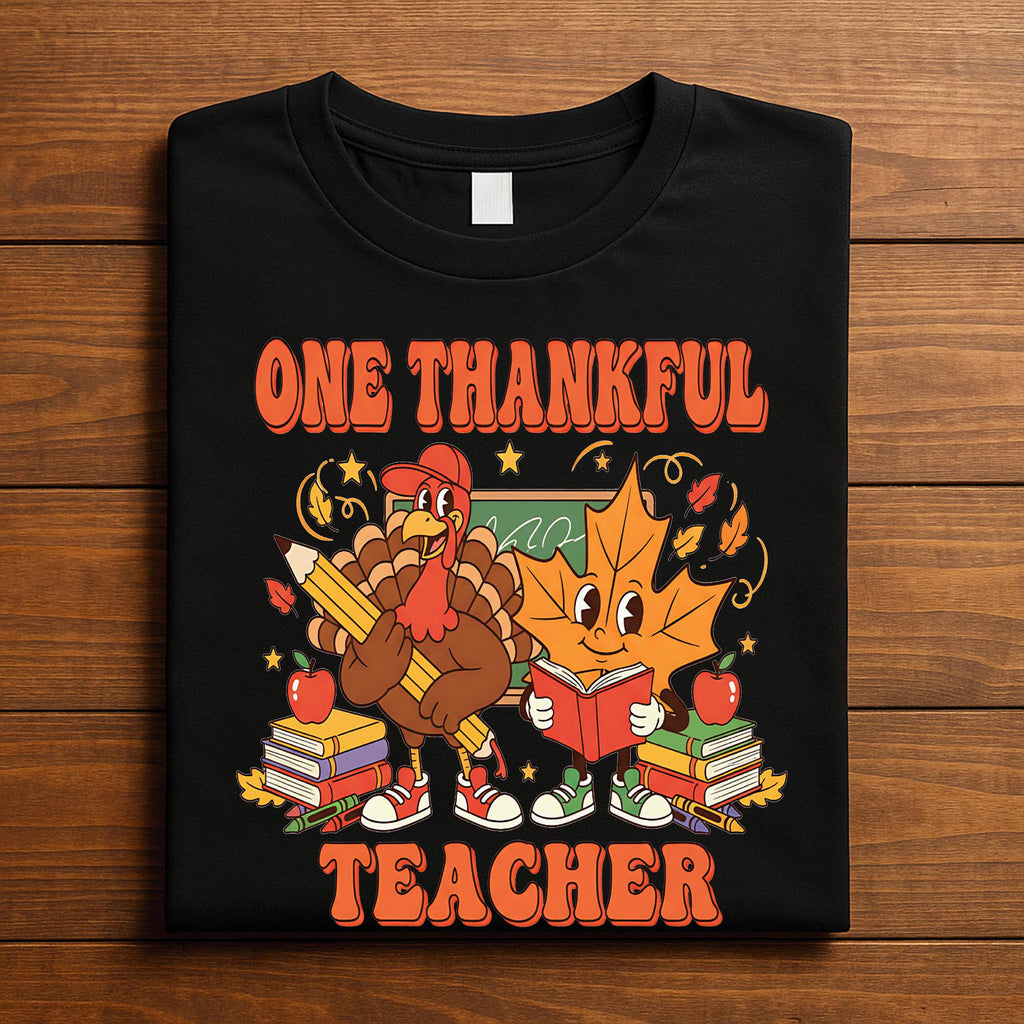 One Thankful Teacher Shirt, Teacher Thanksgiving Shirt