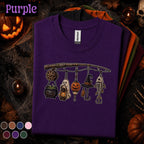 Halloween Fishing Lure Shirt, Spooky Fisherman Ghost Tee, Pumpkin Witch Fishing Shirt, Vintage Angler Gift, Trick or Tackle Fall Tee
