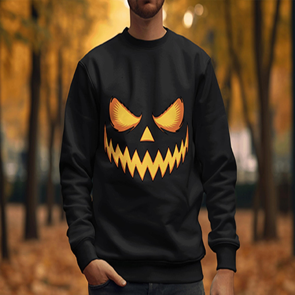 Angry Jack O Lantern Face Halloween Shirt, Pumpkin Spooky Tee