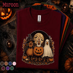 Funny Chicken Halloween Shirt, Witch Ghost Pumpkin Costume Chickens Tee, Farmhouse Spooky Season Shirt, Chicken Lover Halloween Gift