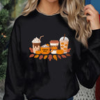 Pumpkin Spice Coffee Shirt, Fall Latte Lover Tee, Cute Autumn Coffee Sweatshirt, Pumpkin Halloween Coffee, Fall Shirt, Thanksgiving Shirts