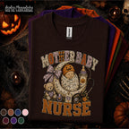 Mother Baby Nurse Halloween Shirt, Labor Delivery Nurse Tee, Newborn Nurse Gift, Spooky Maternity Nursing Shirt, Cute Fall Healthcare Tee
