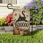 Black Cat Halloween Garden Flag, Boo Pumpkin Yard Decor, Spooky Spider Web Flag, Vintage Farmhouse Halloween Outdoor Porch Decoration