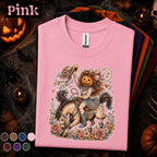 Pumpkin Cowgirl Halloween Shirt, Western Horse Rider Tee, Vintage Cowgirl Pumpkin T Shirt, Spooky Rodeo Fall Floral Halloween Gift