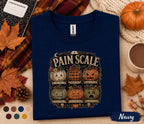 Pain Scale Pumpkin Shirt, Funny Nurse Halloween Shirt, Medical Pumpkin Tee, ER Nurse Fall Shirt, Healthcare Worker Gift, RN CNA Nursing