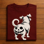 Funny Dog Pumpkin Butt Halloween Shirt | Spooky & Hilarious Pet Lover Tee for Dog Moms, Funny Halloween Dog Shirt, Dog Halloween Sweatshirt
