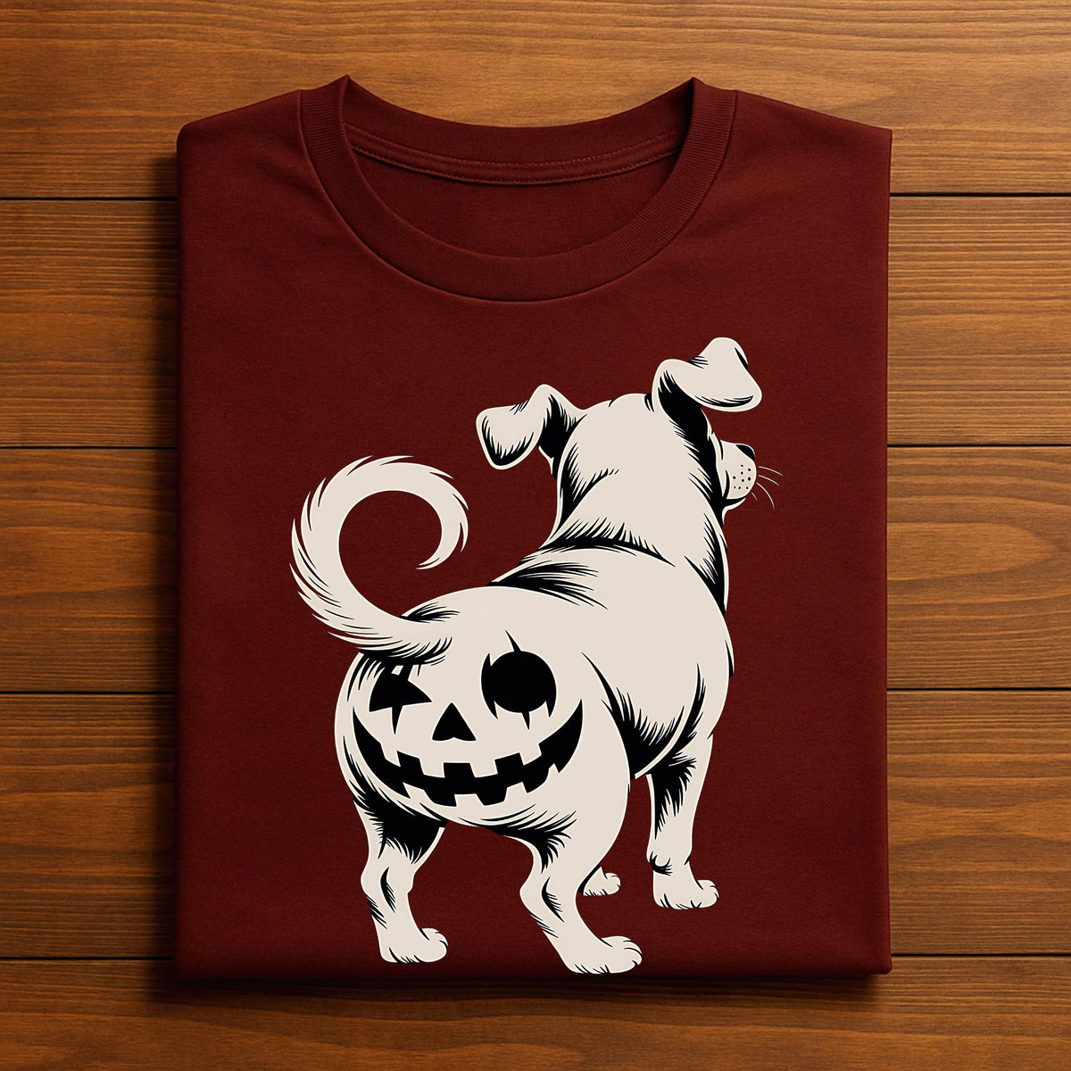 Funny Dog Pumpkin Butt Halloween Shirt | Spooky & Hilarious Pet Lover Tee for Dog Moms, Funny Halloween Dog Shirt, Dog Halloween Sweatshirt