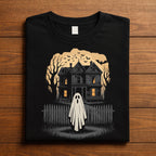 Haunted House Ghost Shirt, Spooky Halloween Spirit Tee