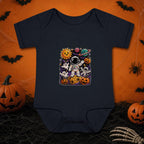 Astronaut Halloween Baby Bodysuit, Space Ghost Pumpkin Infant Onesie, Cute Spooky Galaxy Baby Outfit, First Halloween Gift for Baby