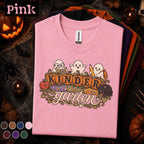 Kinder Garden Halloween Shirt, Cute Ghost Teacher Tee, Kindergarten Teacher Gift, Spooky School Shirt, Fall Classroom Halloween Tee