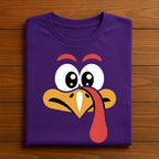 Funny Turkey Face Shirt, Cute Thanksgiving Tee, Matching Thanksgiving for Women Kids Men Turkey Face Family, Gift Thanksgiving Sweatshirt
