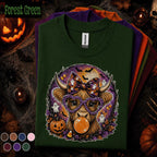 Highland Cow Halloween Shirt, Cute Spooky Cow Tee, Ghost Pumpkin T Shirt, Halloween Cow Gift, Retro Fall Farmhouse Tee For Her