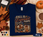 Fall Is Expensive And I'm Weak Shirt, Funny Fall Raccoon Pumpkin Spice Coffee Tee, Cute Autumn Sweatshirt, Thanksgiving Cozy Season Shirt