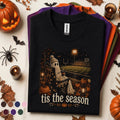 Tis the Season Football Halloween Shirt, Spooky Ghost Game Day Tee
