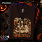 Are You Fall O Ween Directions Shirt, Cute Ghost Halloween Tee, Funny Fall Pumpkin Shirt, Retro Spooky Season Autumn Halloween Gift