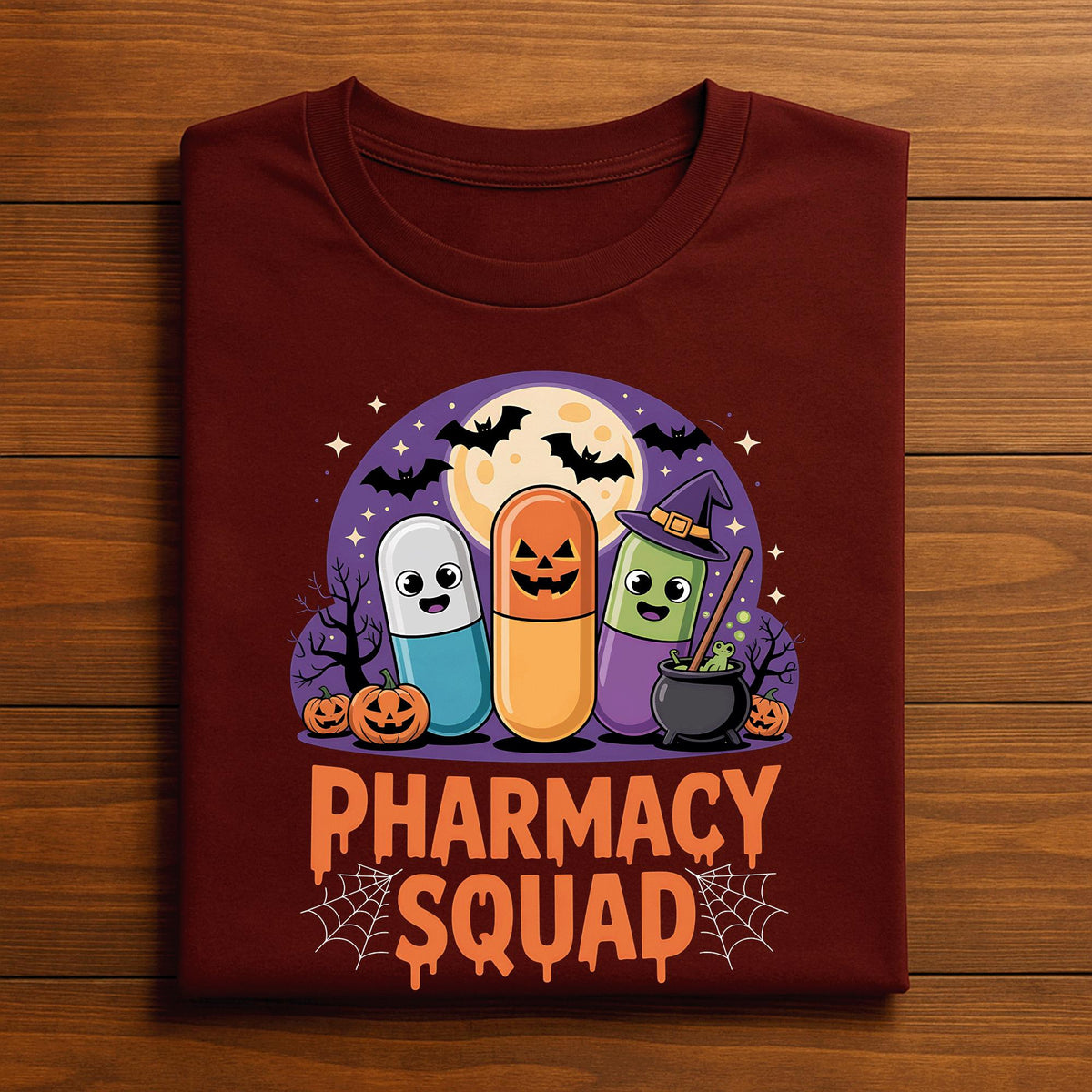 Pharmacy Squad Halloween Shirt, Pharmacist Halloween Tee, Pharmacy Halloween shirts, Spooky Pharmacy Crew, Gift Pharmacist Costume Tee