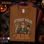 Veterinary Medicine ADR Halloween Shirt, Skeleton Veterinarian Tee, Spooky Vet Tech Gift, Animal Doctor Shirt, Funny Vet Clinic Fall Tee