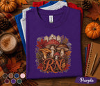 Fall RN Nurse Shirt, Autumn Mushroom RN Tee, Woodland Nurse Shirt, Cozy Registered Nurse Gift, Medical Fall Sweatshirt, Healthcare Worker