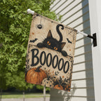 Black Cat Halloween Garden Flag, Boo Pumpkin Yard Decor, Spooky Spider Web Flag, Vintage Farmhouse Halloween Outdoor Porch Decoration