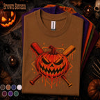 Drip Halloween Baseball Shirt, Scary Pumpkin Baseball Tee, Jack O Lantern Sports Shirt, Spooky Game Day Top, Baseball Halloween Gift