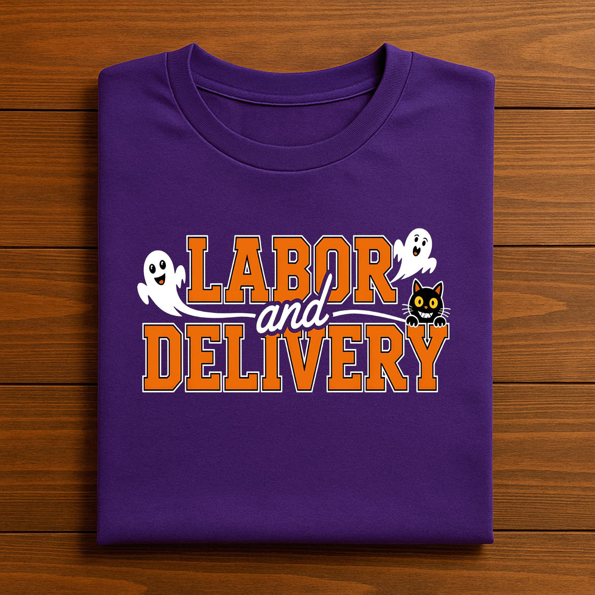 Labor and Delivery Nurse Shirt Cute Pumpkins Fall NICU Halloween Maternity OB Nurse Gift Hospital Staff Tee Baby Feet Autumn Costume Top