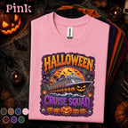 Halloween Cruise Squad Shirt, Spooky Cruise Vacation Tee, Pumpkin Ship Halloween Shirt, Matching Family Group Cruise Trip Gift Tee