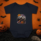 Ghost Monster Truck Halloween Baby Bodysuit, Pumpkin Infant Onesie, Spooky Truck Baby Outfit, First Halloween Gift for Little Truck Fan