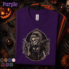 Skeleton Hairdresser Halloween Shirt, Gothic Hairstylist Tee, Spooky Salon Gift, Hair Stylist Halloween T-Shirt, Barber Cosmetology Tee