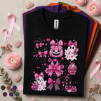 Breast Cancer Awareness Shirt, Pink Halloween Shirt, Pink Ribbon Ghost Tee, Spooky Season Pink Out Shirt, October Awareness Gift Women