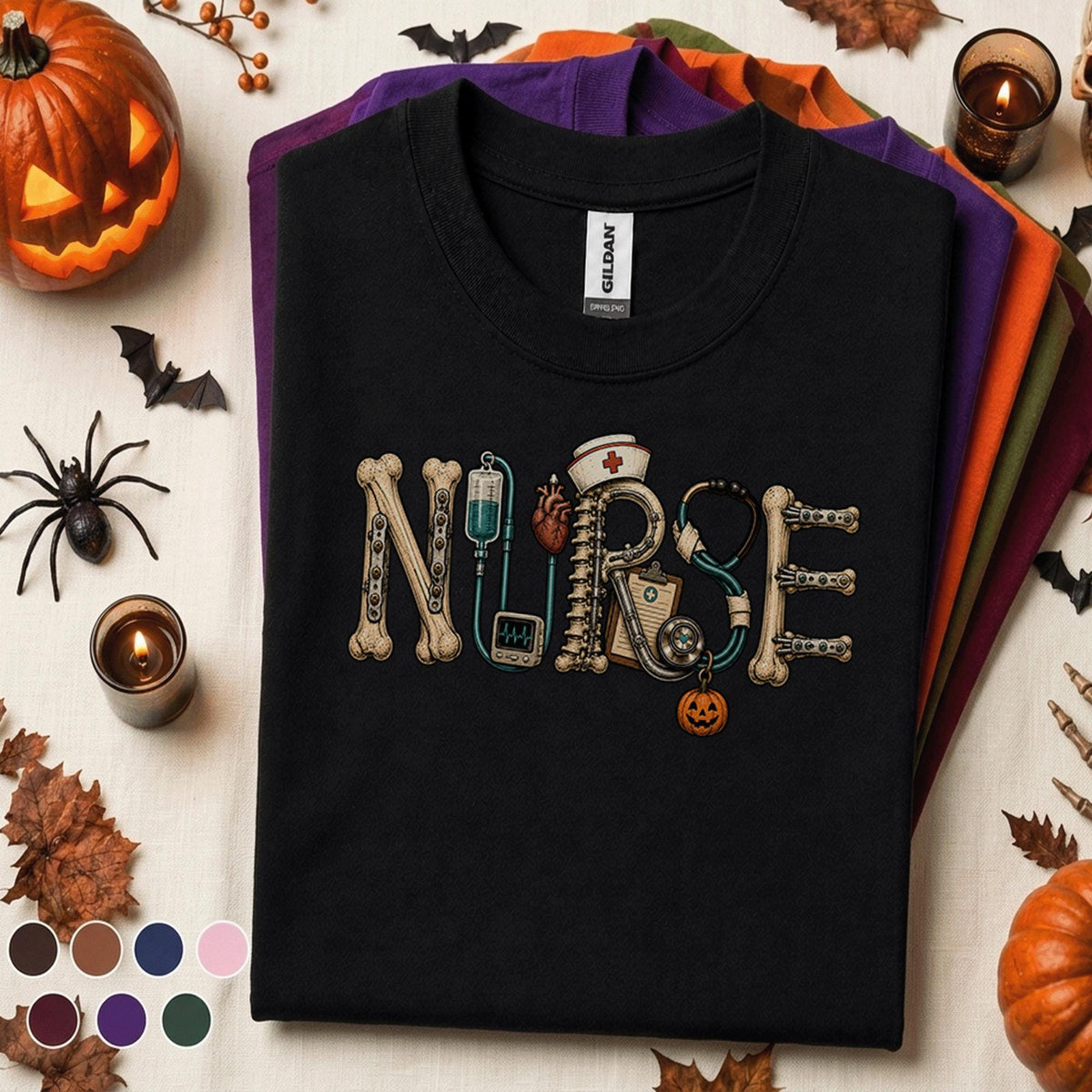 Nurse Halloween Shirt, Spooky Orthopedic Nurse Tee