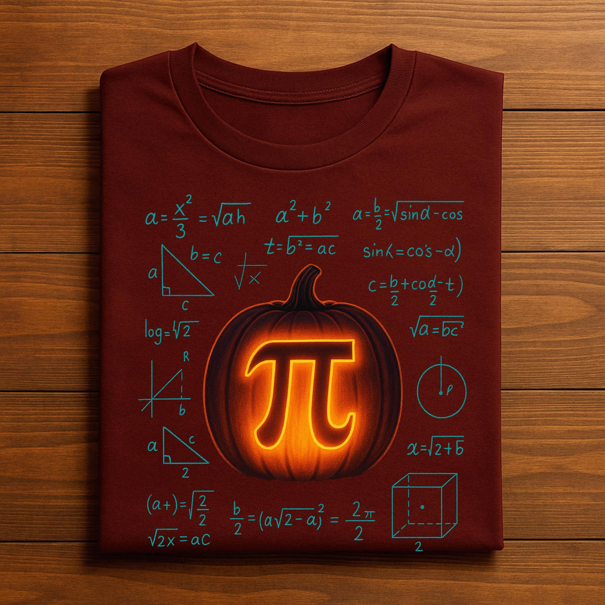 Pumpkin Pi Math Shirt, Spooky Halloween Teacher Math Tee, Fall Teacher, Gift Teacher Thanksgiving Sweatshirt, Math Formulas Nerds Students