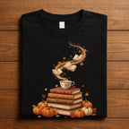 Librarians Thanksgiving Book Pumpkin Autumn, Fall Reader Autumn Teacher Pumpkin Librarian, Fall Coffee Tea Tee, Gift Fall Teacher Sweatshirt