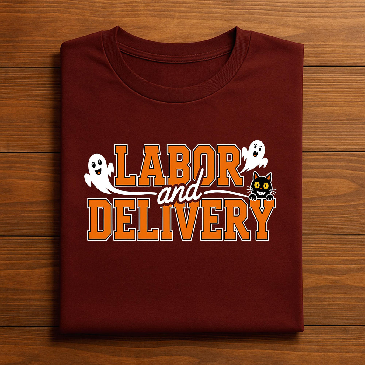 Labor and Delivery Nurse Shirt Cute Pumpkins Fall NICU Halloween Maternity OB Nurse Gift Hospital Staff Tee Baby Feet...