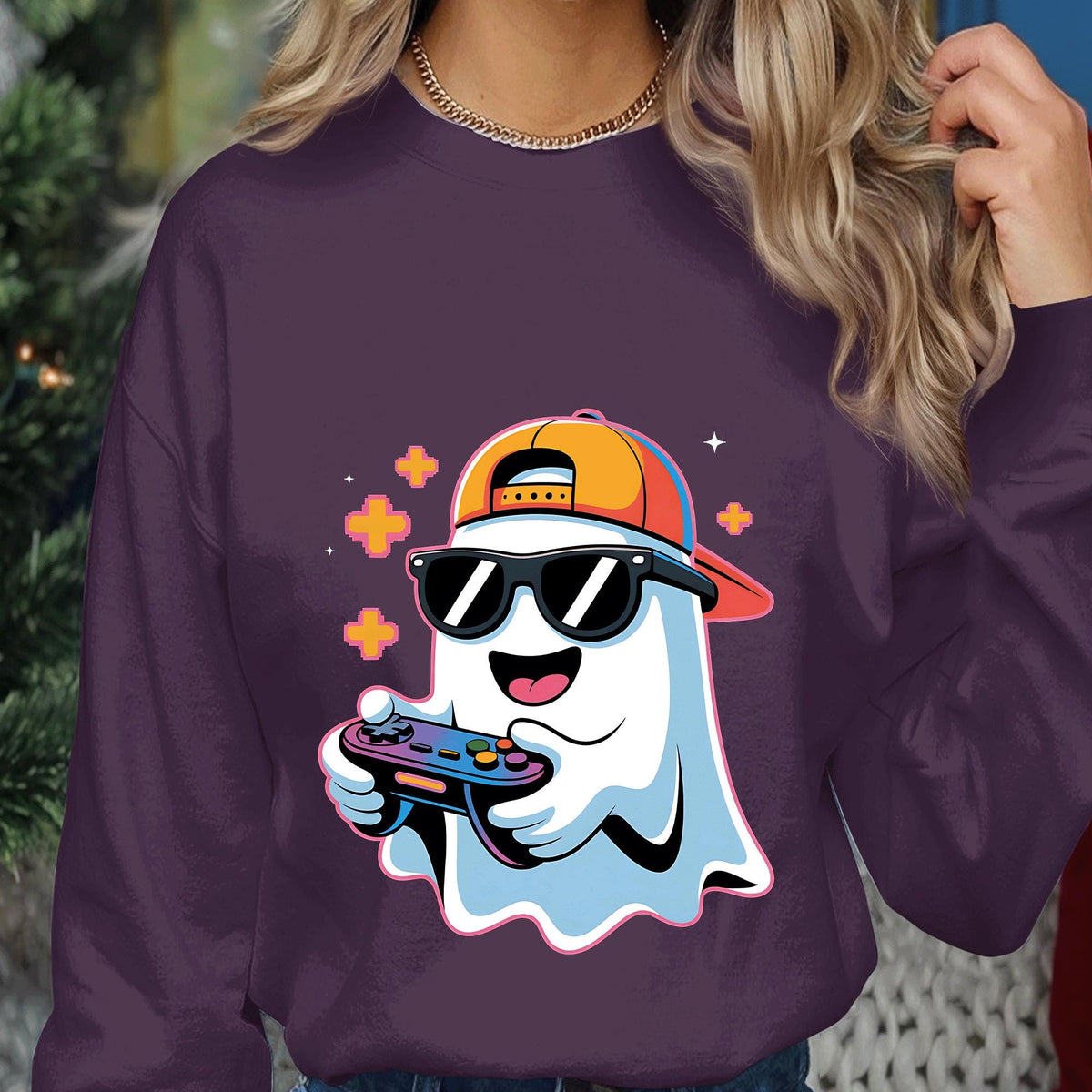 Cool Gamer Ghost Shirt, Halloween Video Game Spirit Tee, Spooky Gaming Costume Top, Boy Halloween Shirt Men, Halloween Boy Sweatshirt Mens