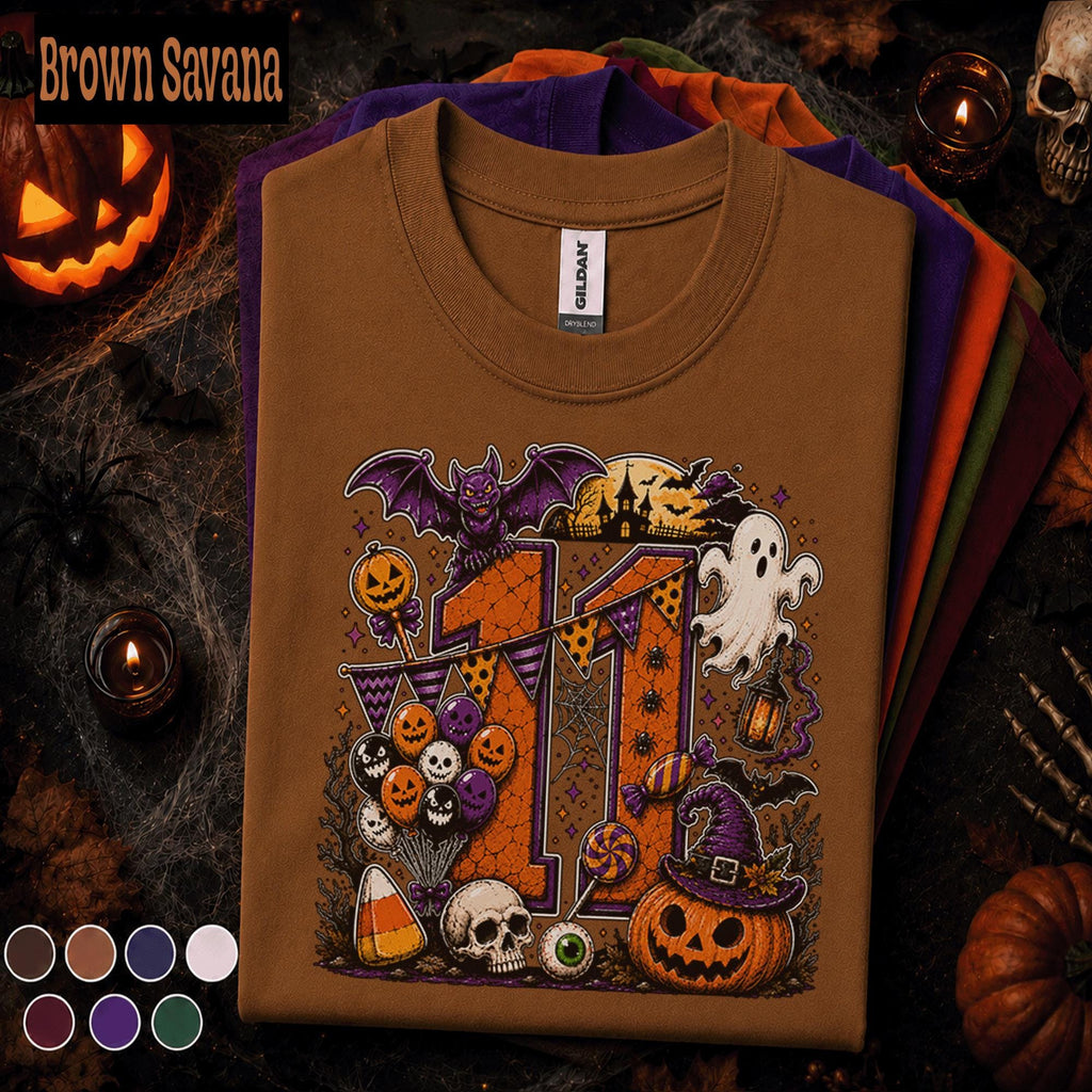 Letter M Halloween Shirt, Spooky Initial M Tee, Personalized Style Halloween T Shirt, Ghost Pumpkin Witch, Monogram Fall Gift