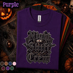 Night Shift Crew Halloween Shirt, Gothic Nurse Tee, Spooky Healthcare Worker Gift, ER Nurse Halloween T Shirt, Medical Staff Costume